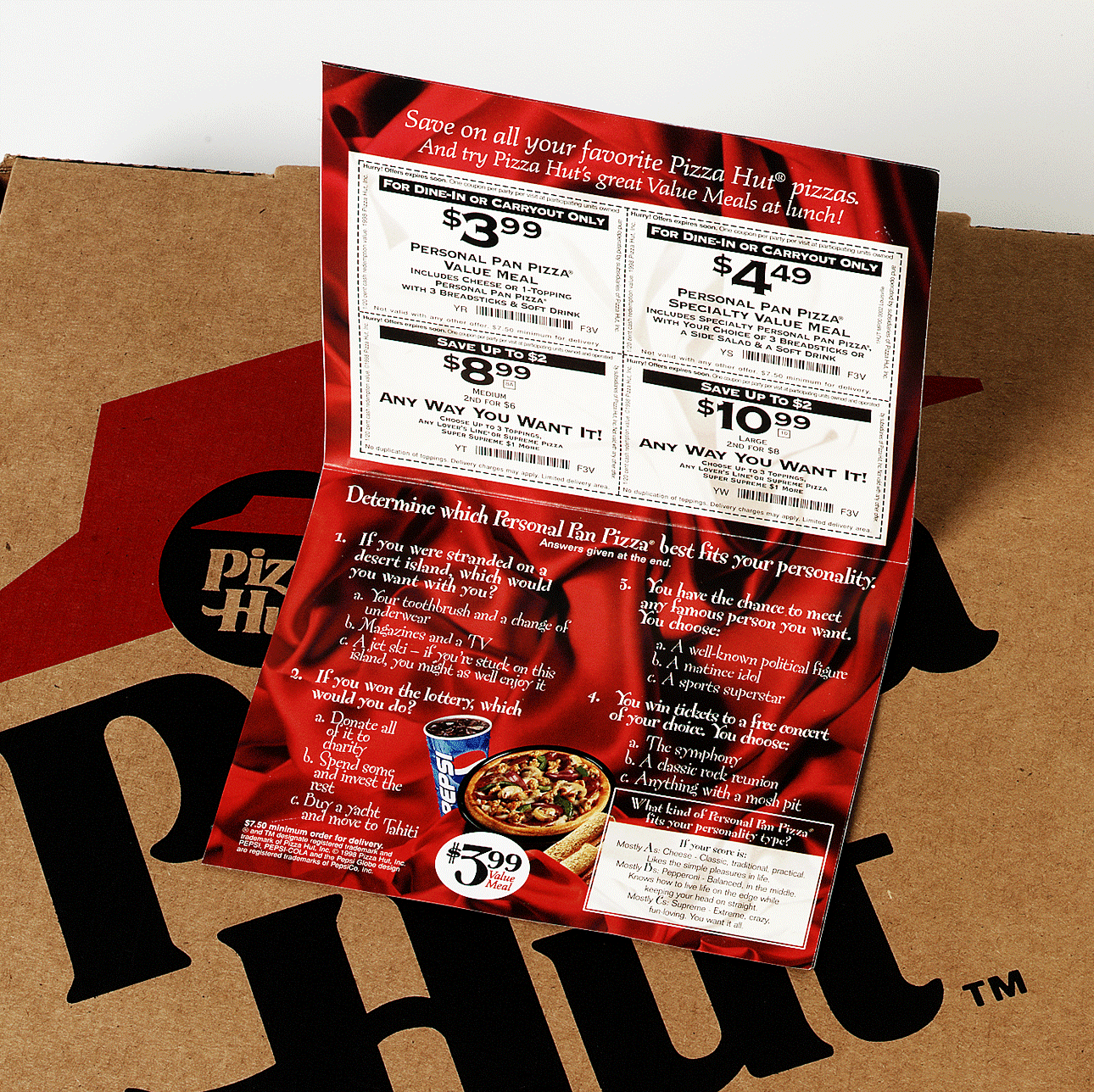 Box topper-open